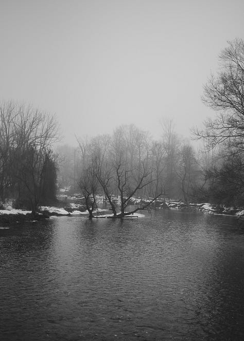 Black and white photos of the town of Natick, MA.