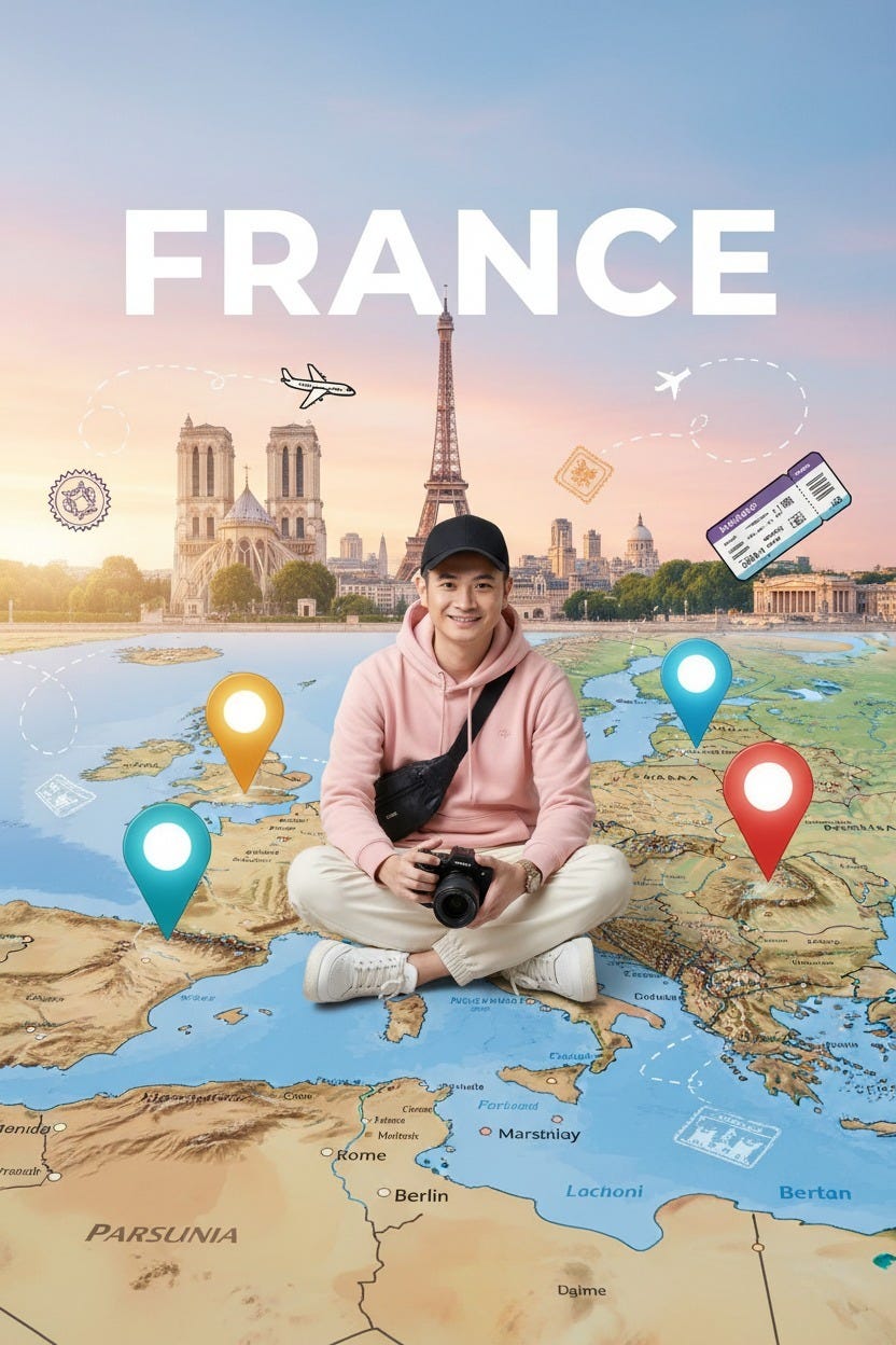 May be an image of map and text
