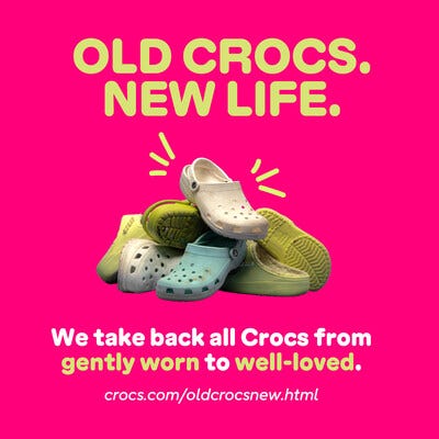 Crocs, Inc. - Crocs Gives Old Shoes a Second Chance with Expansion of Takeback  Program Across the United States