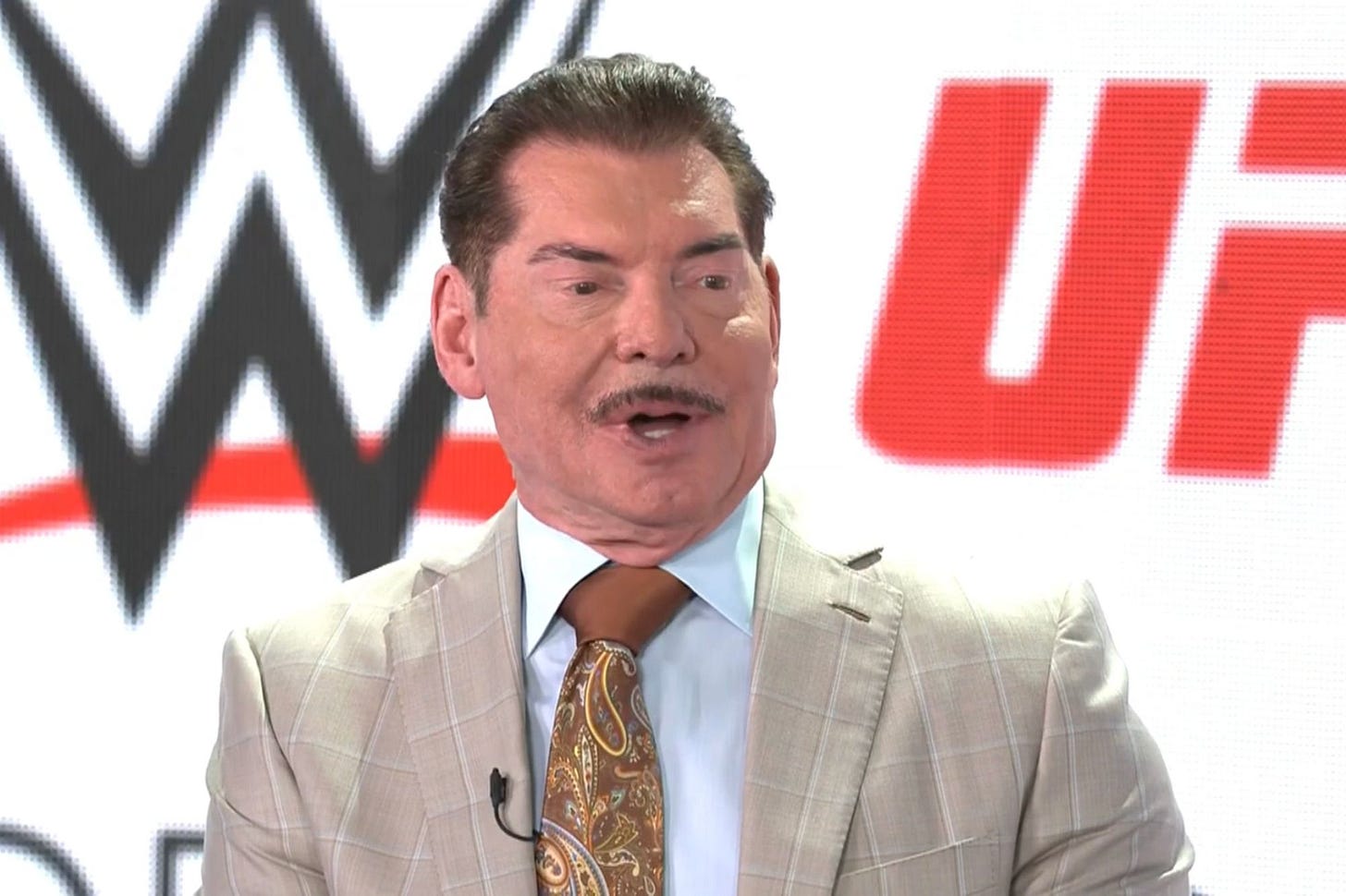 WWE's Vince McMahon's new mustache goes viral – New York Post