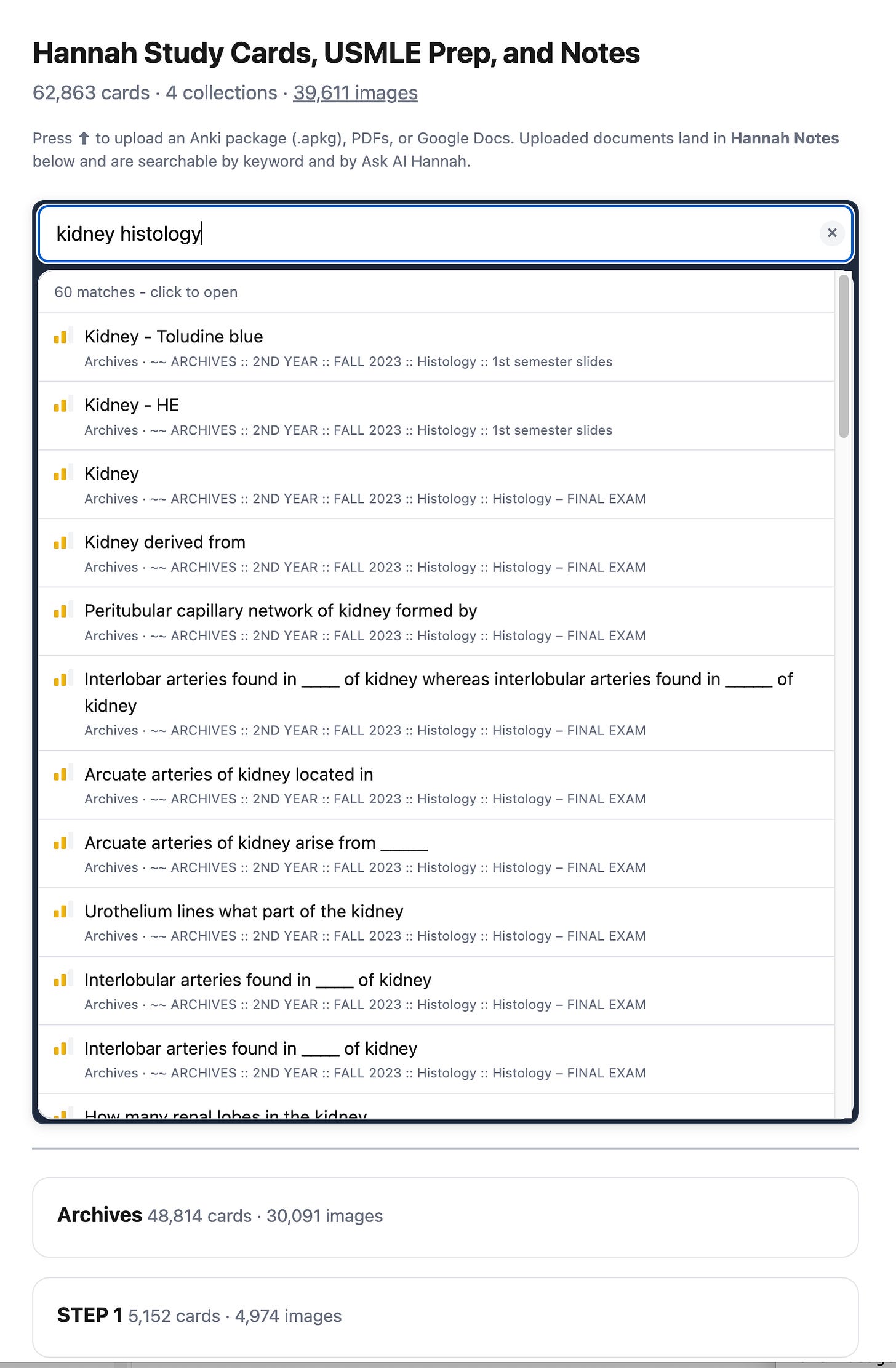 Study with Hannah interface screenshot Study with Hannah interface screenshot