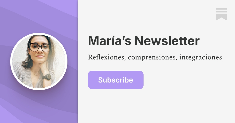 María’s Newsletter | Substack