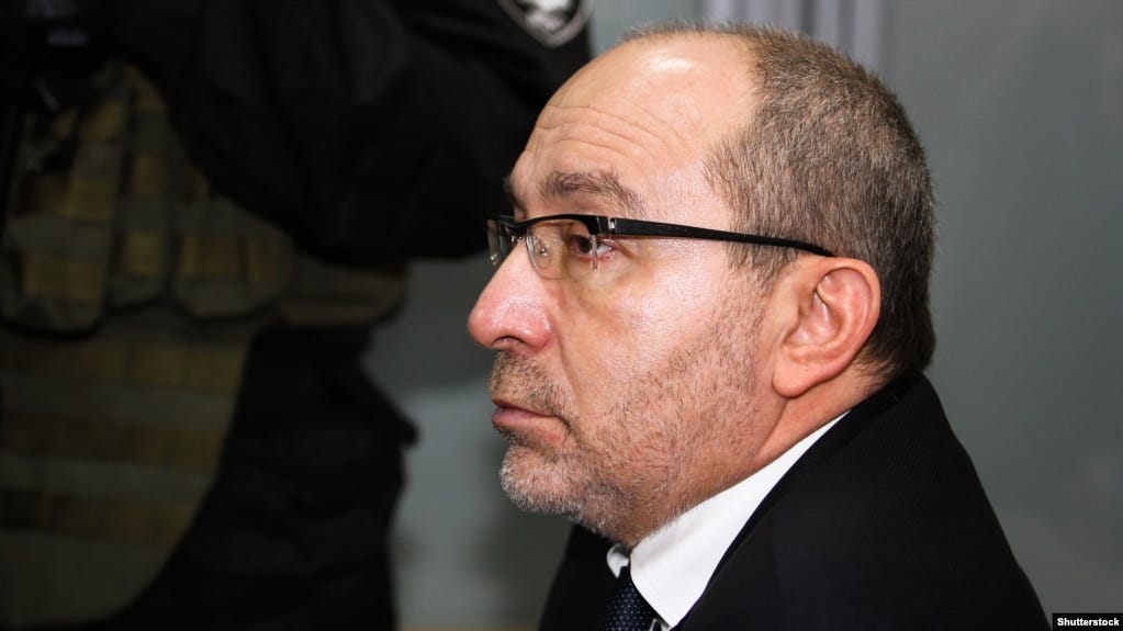 Kharkiv Mayor Hennadiy Kernes in Poltava (file photo)