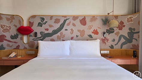 Deluxe One Bedroom Suite with Private Pool: The Bedroom and Living area