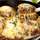 “Lazy” burgers with cabbage