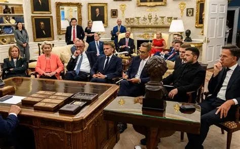 Trump pushes diplomacy in White House peace summit with Zelenskyy ...