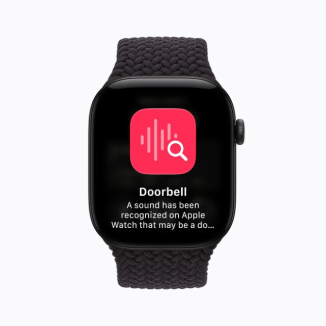 Sound Recognition can alert Apple Watch users who are deaf or hard of hearing of important sounds, even when their iPhone isn’t with them. Sound Recognition can alert Apple Watch users who are deaf or hard of hearing of important sounds, even when their iPhone isn’t with them.