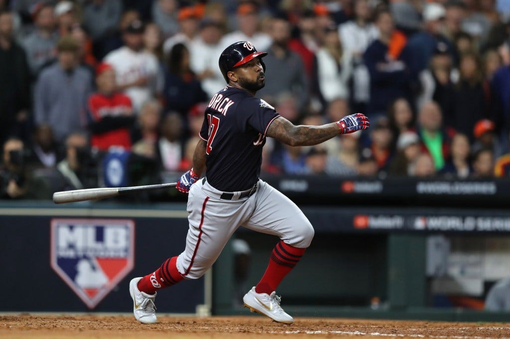 Clutch Howie Kendrick lands winning blow as Nationals take World Series –  The Denver Post