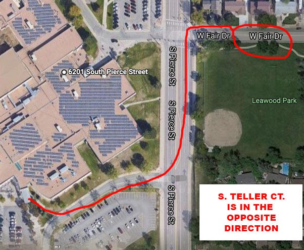 Columbine to West Fair Drive