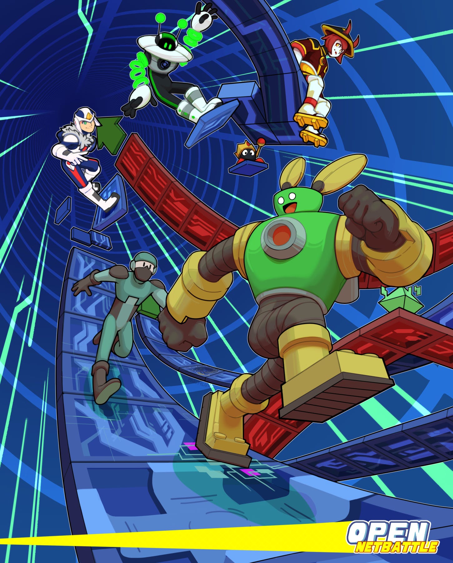 ONB 2022 Poster featuring community designed netnavis ONB 2022 Poster featuring community designed netnavis