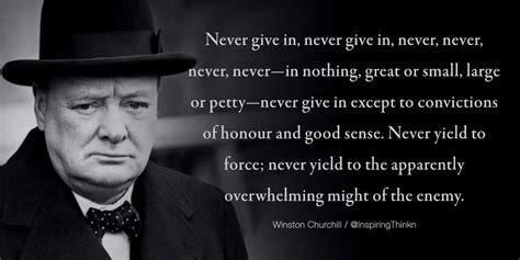 Roy T. Bennett on Twitter: "Never give in, never give in, never, never ...