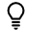 Lightbulb with solid fill