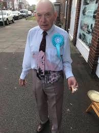 Nigel Farage - Yet more disgusting behaviour. When democracy fails,  civility ends. Let's get Brexit done and finish this. I have phoned Don's  home to commiserate. His son said he is undeterred,