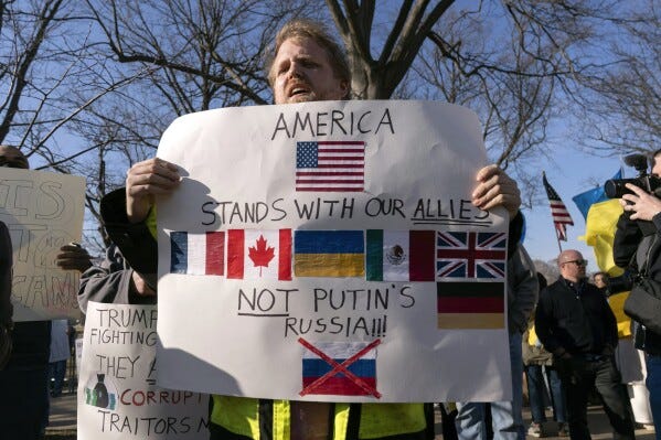 Demonstrators across 50 states look to unify opposition to Trump | AP News