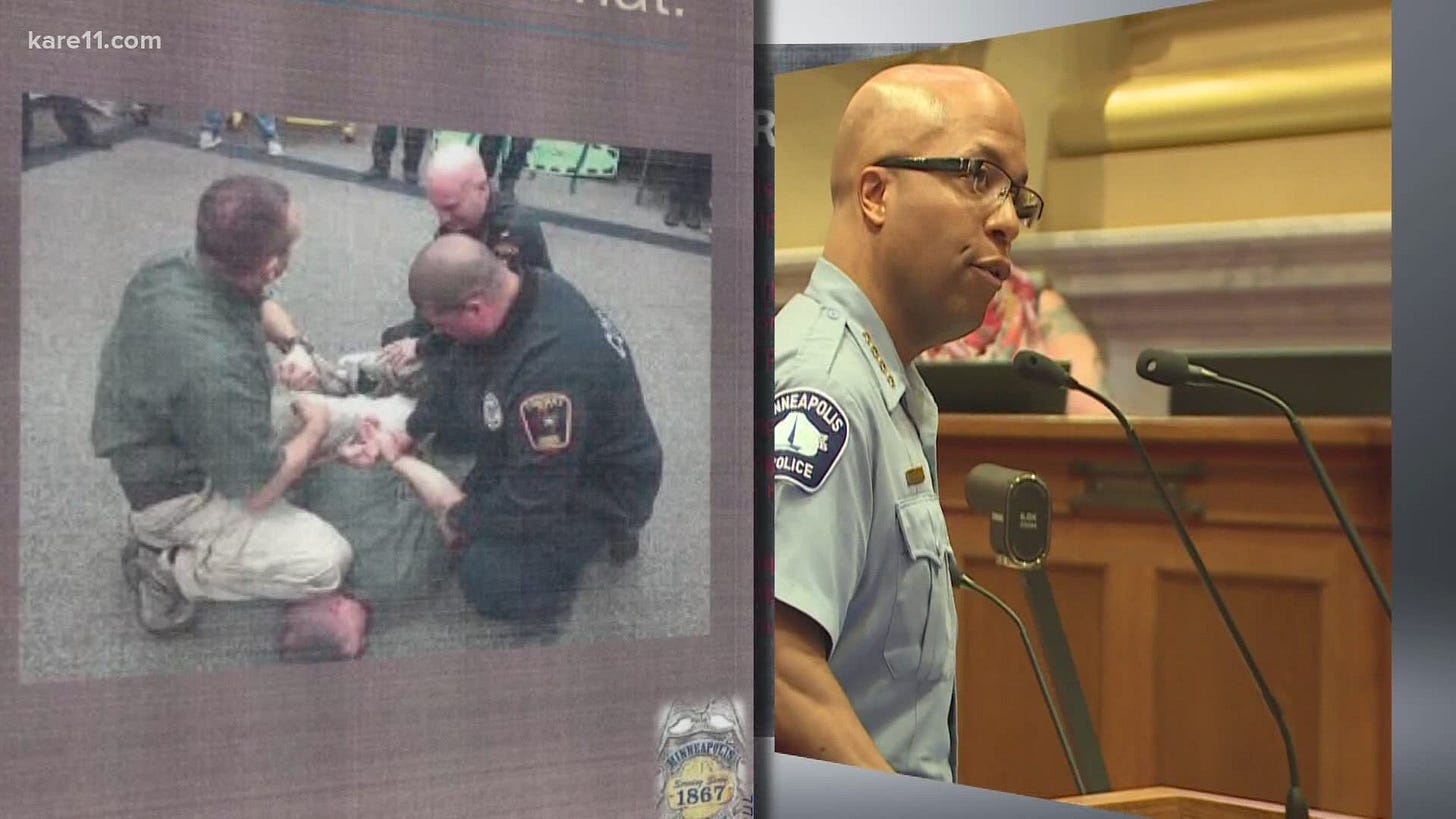 MPD training materials show knee-to-neck restraint similar to the one used  on Floyd