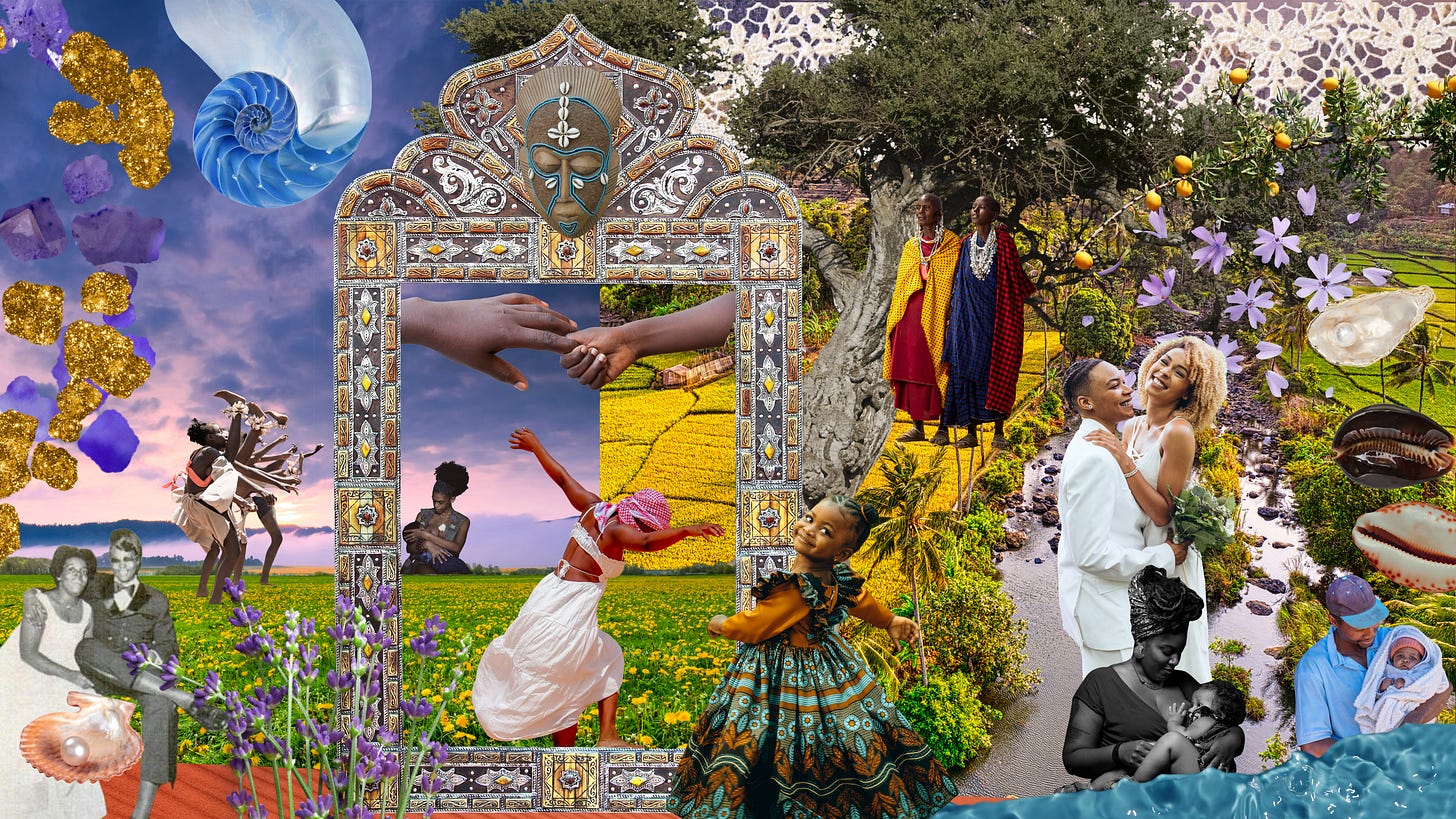 Author Nyasha Williams Collage Juneteenth Liberation