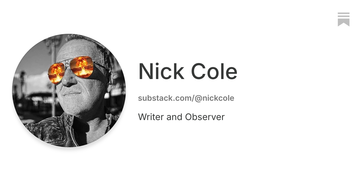 Nick Cole | Substack