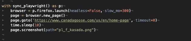 Playwright with Firefox configuration