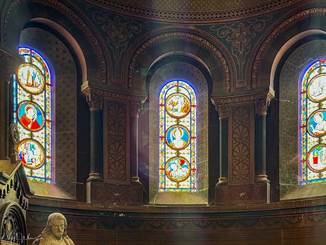 Stained glass windows