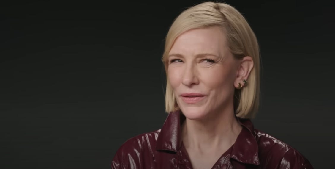 Galadriel Actress Cate Blanchett "Serious About Giving Up Acting"