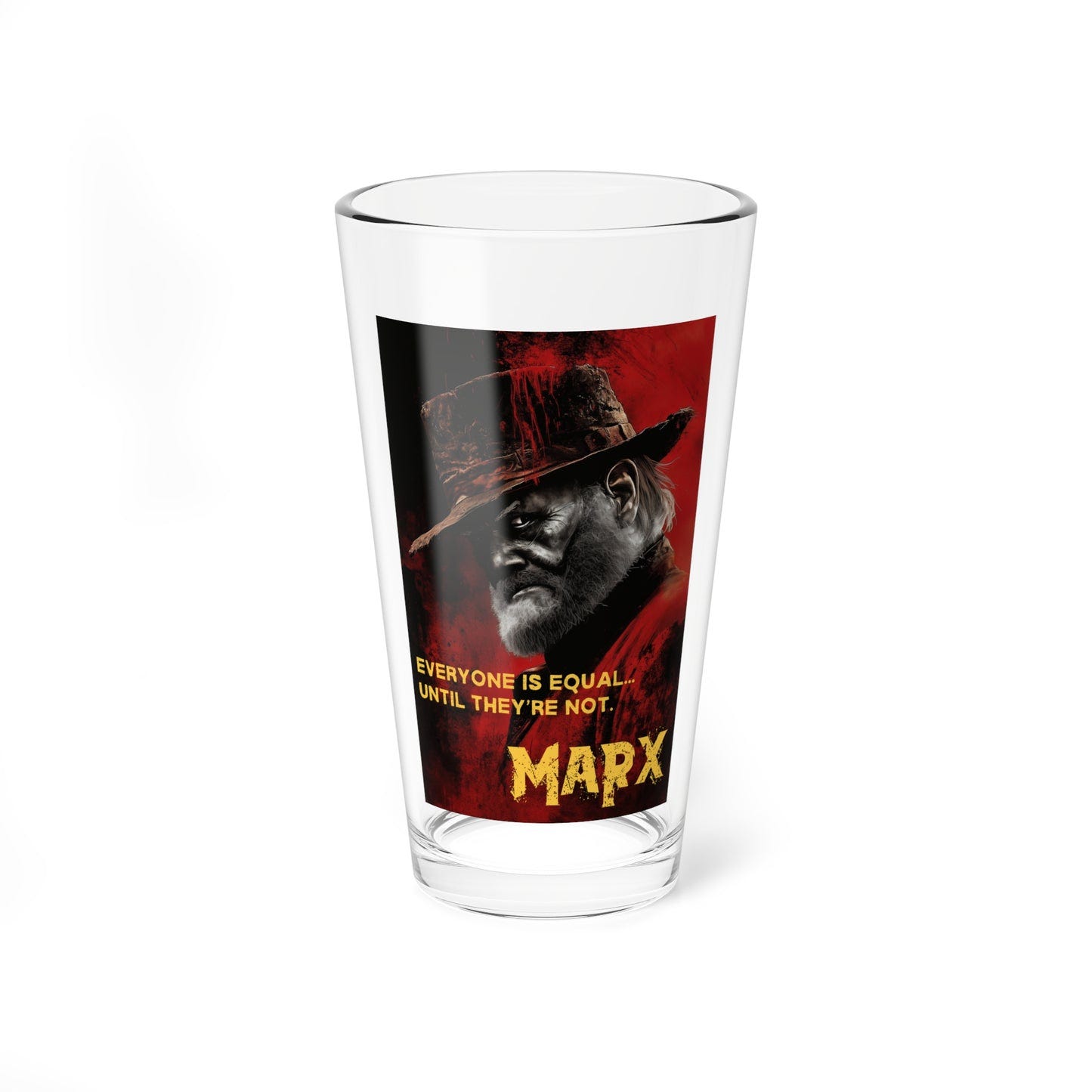 Halloween Limited Edition: MARX Everyone Is Equal Until They're Not Mixing Glass, 16oz