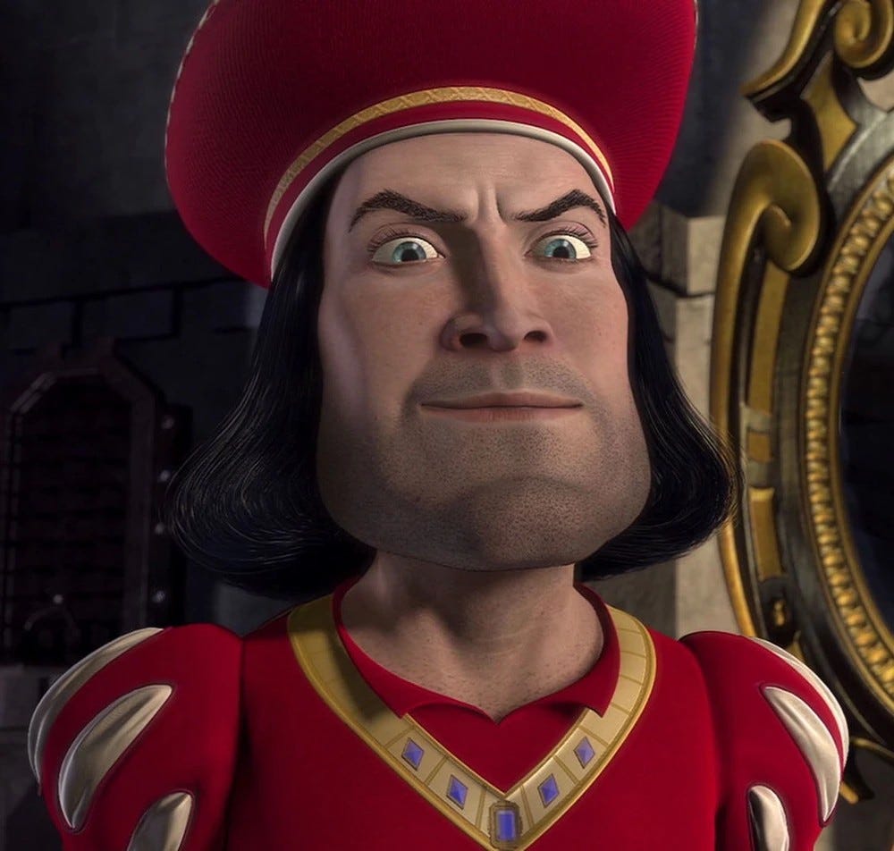 Lord Farquaad | Heroes and Villains Wiki | Fandom