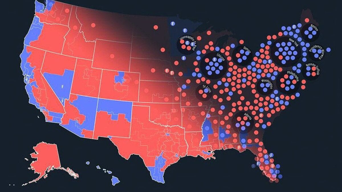 A graphic showing US congressional districts A graphic showing US congressional districts