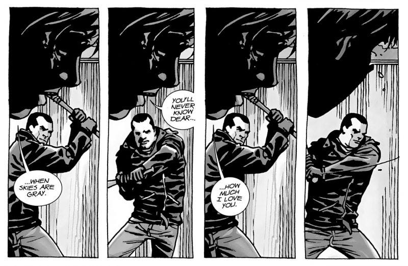 carl singing sunshine for negan walking dead carl singing sunshine for negan walking dead