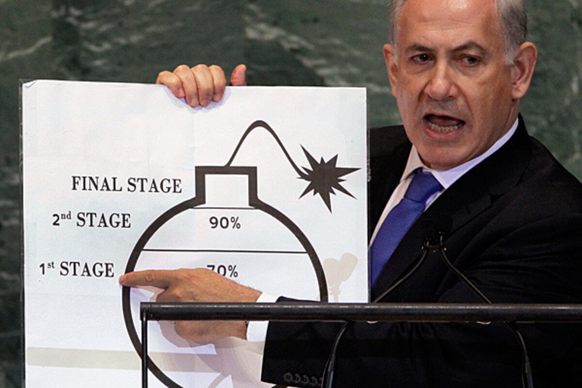 Netanyahu's simple bomb graphic confuses the nuclear experts - CSMonitor.com
