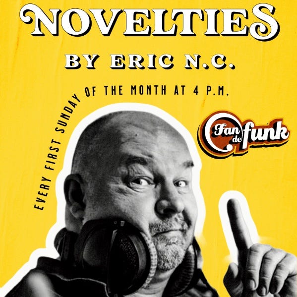 16h00 avec Fan de Funk Novelties animé par Éric N.C