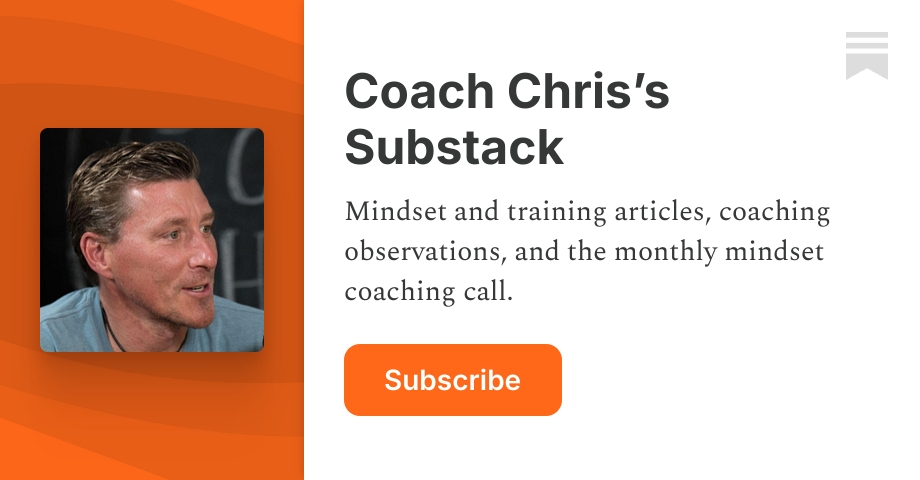 Coach Chris’s Substack | Substack