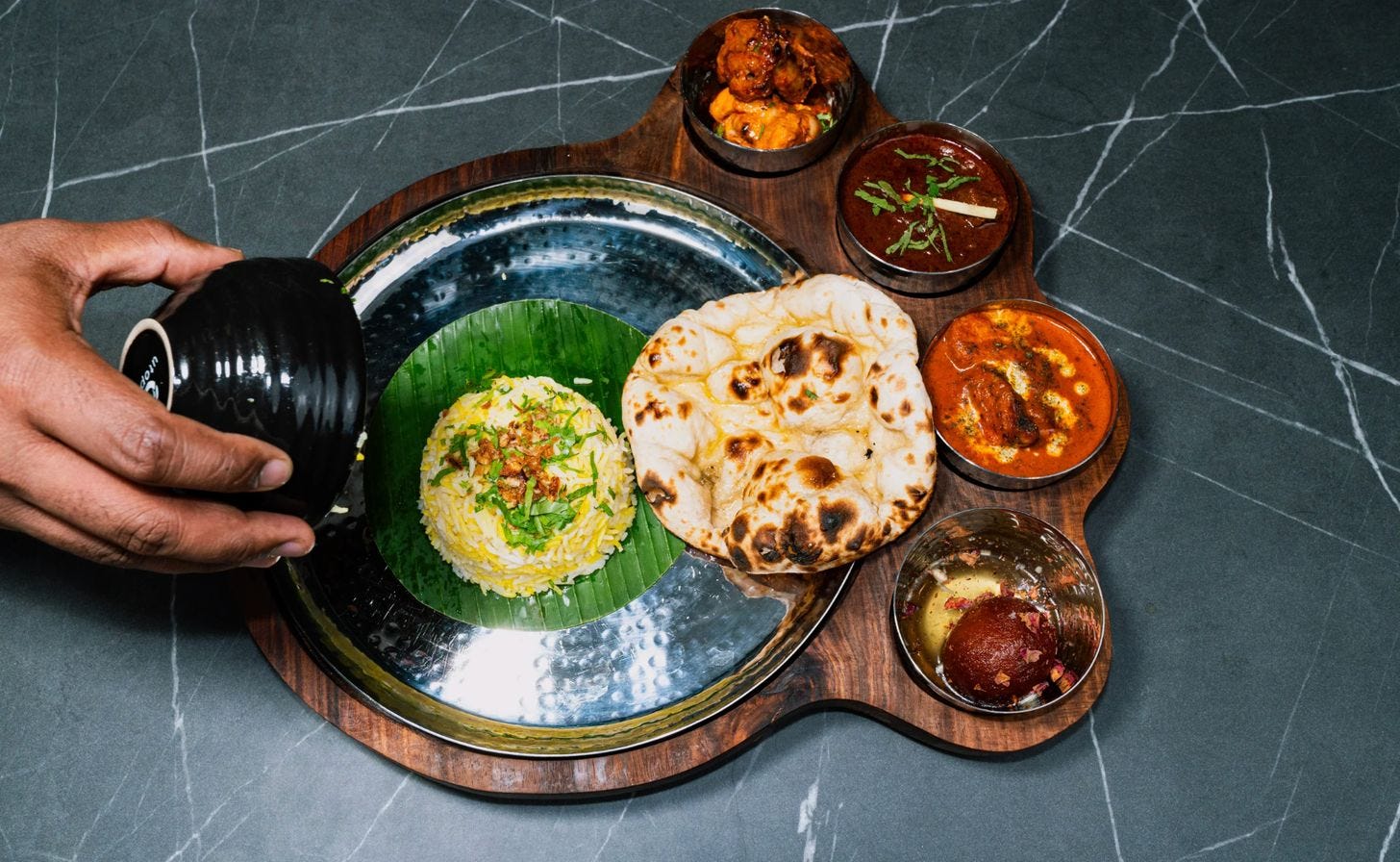 Healthy dishes served at Cilantro restaurant in London. Healthy dishes served at Cilantro restaurant in London.