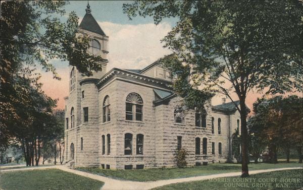 Morris County Court House Council Grove Kansas Morris County Court House Council Grove Kansas