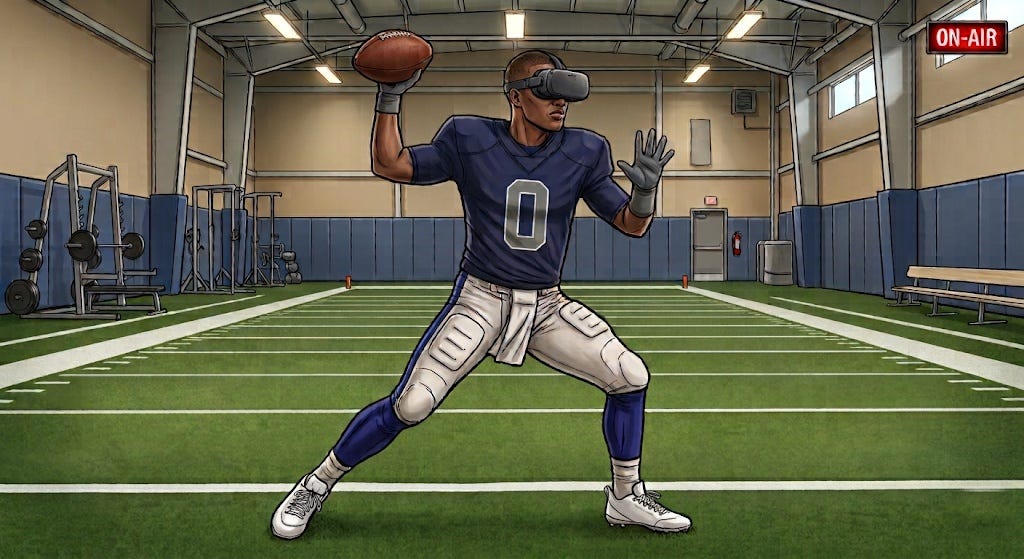 Elite Athletes Are Training Inside A Headset