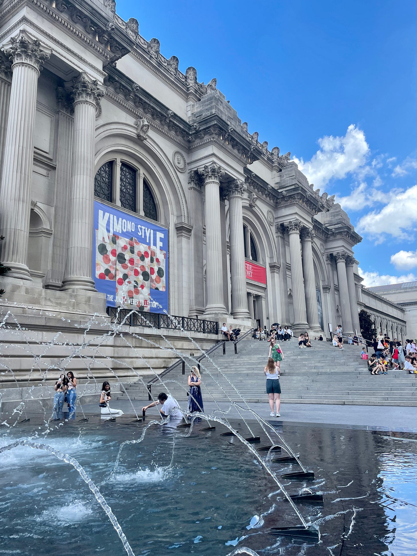 Outside view of the Met Outside view of the Met