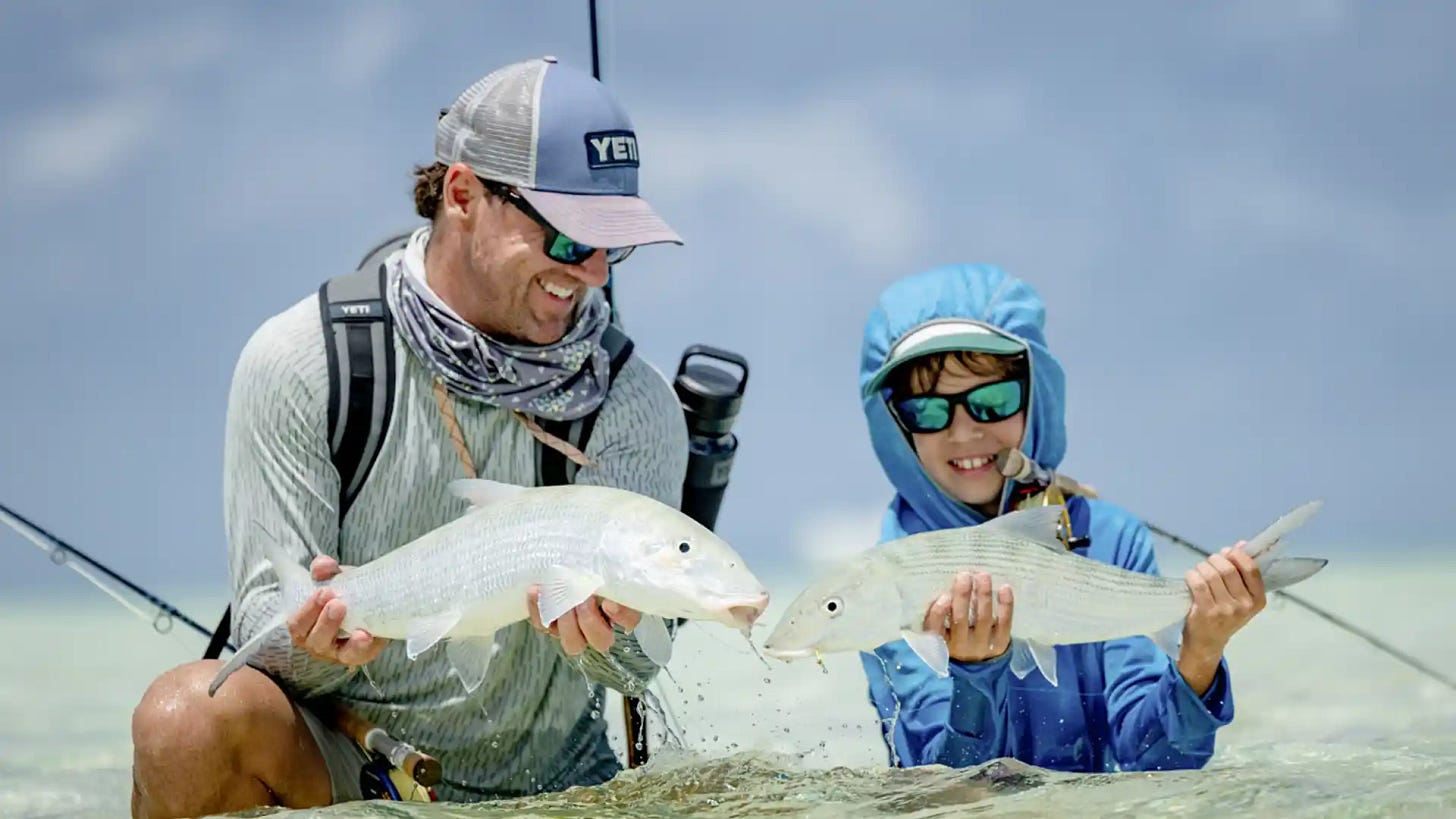 Alphonse Island Lodge offers excellent bonefishing.