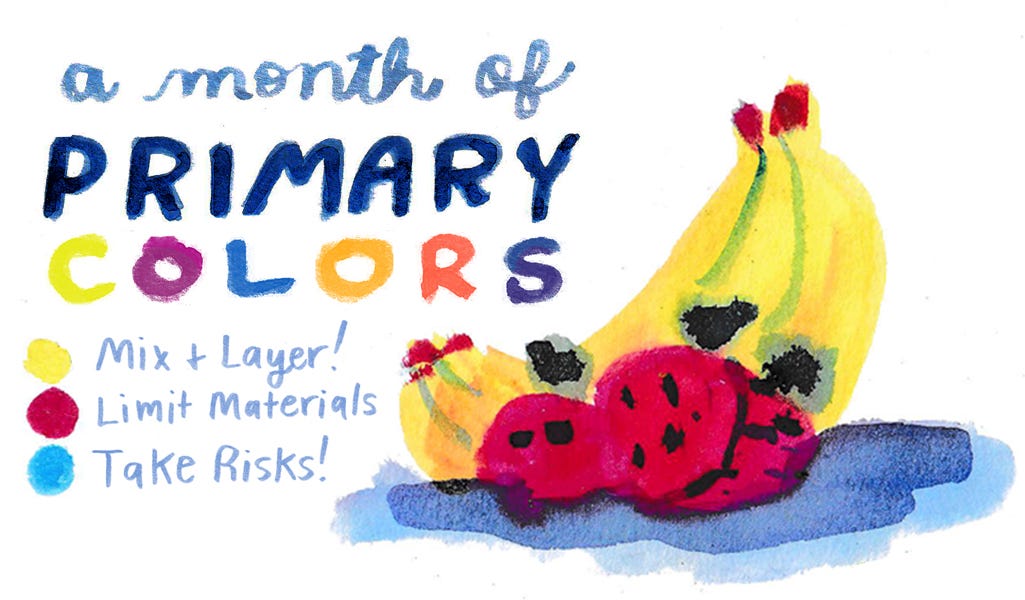 a month of primary colors