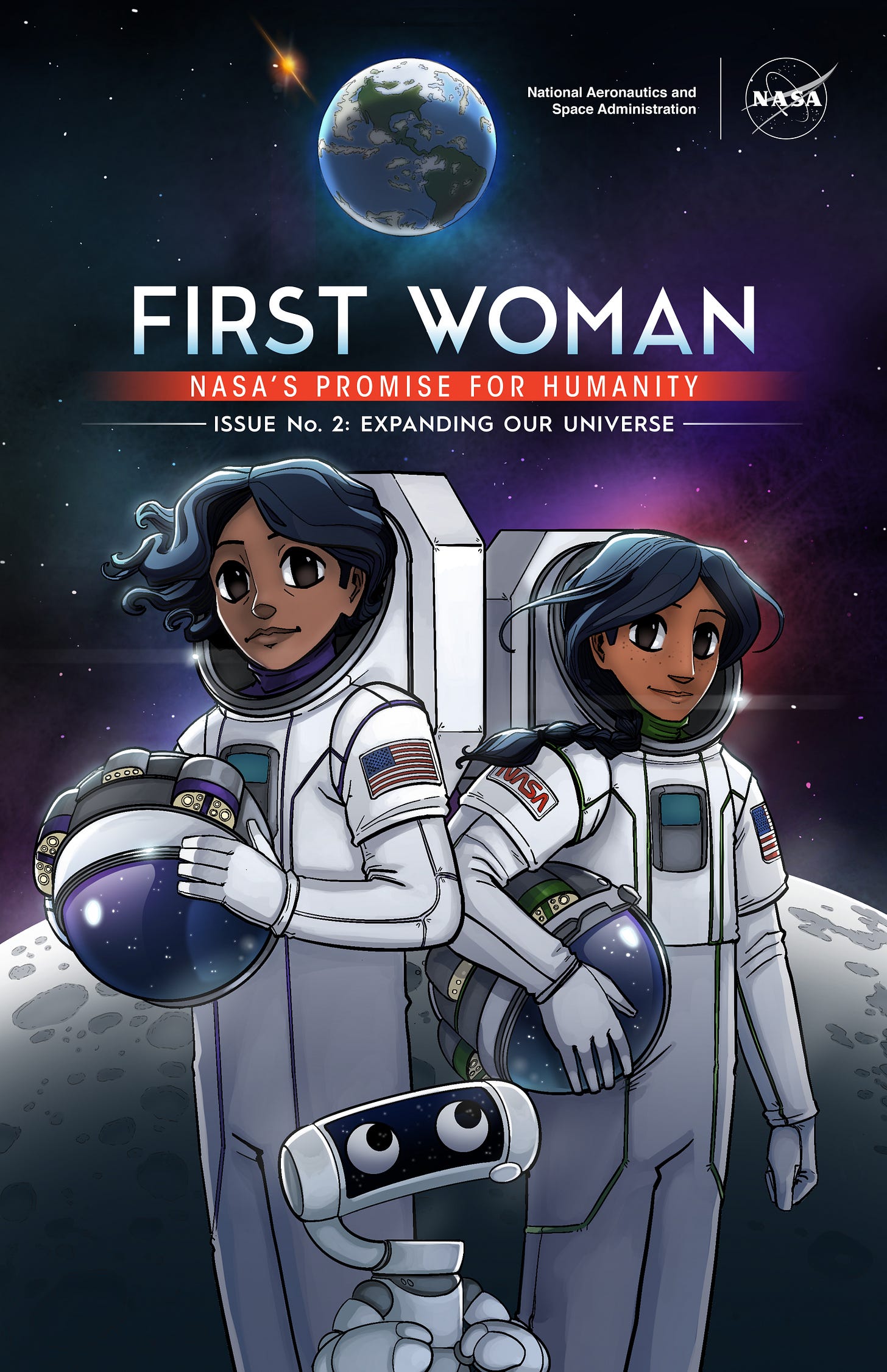 NASA's new graphic novel, First Woman Issue No. 2: AVAILABLE NOW