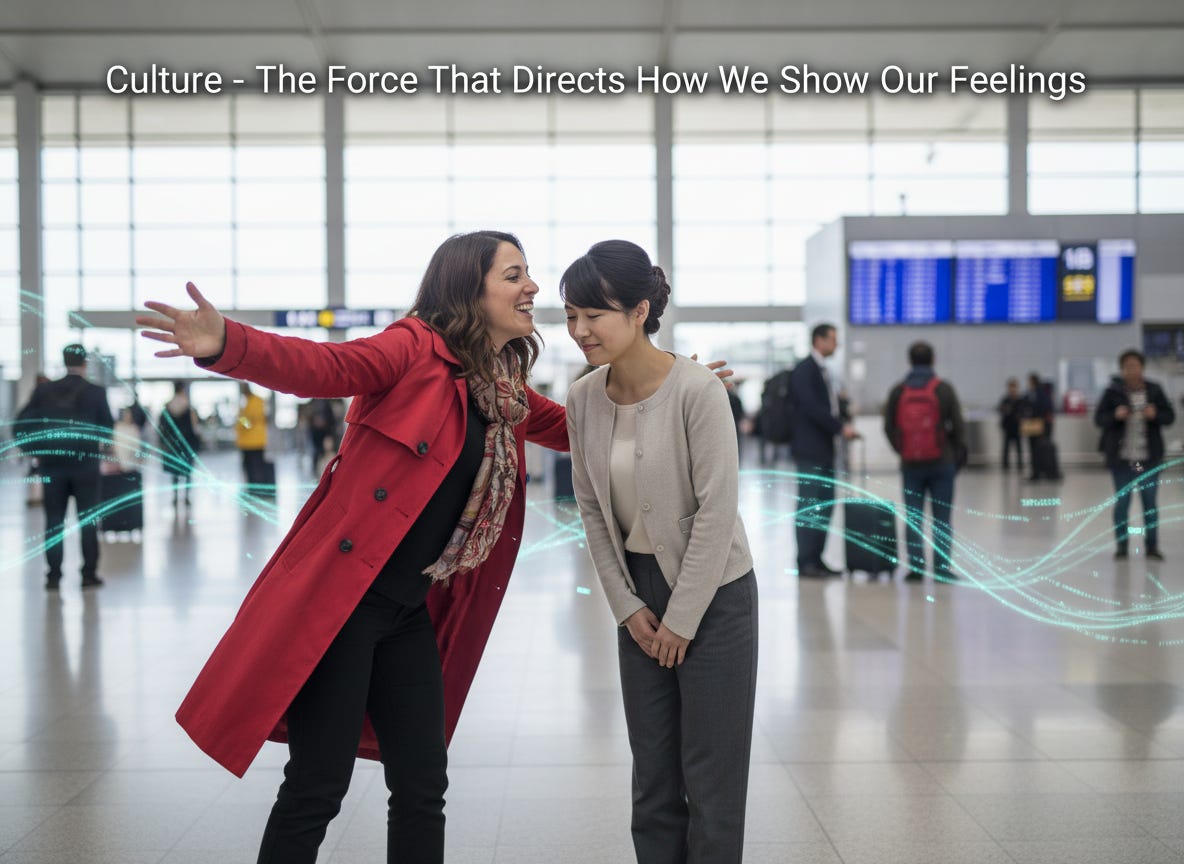 Culture - The Force That Directs How We Show Our Feelings. Wednesday’s ...