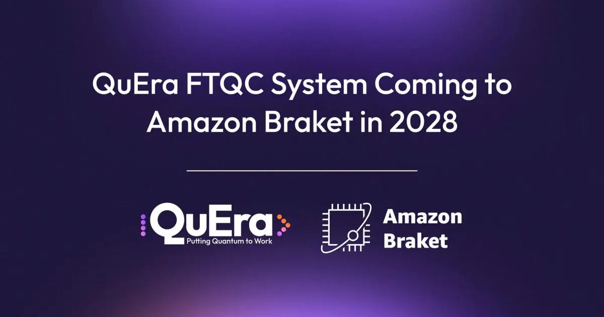 Quantum Zeitgeist Weekly Digest QuEra Plans 2028 Launch of Fault-Tolerant Quantum Computer on AWS