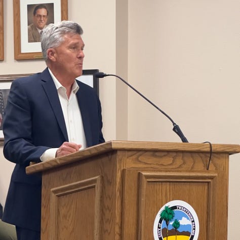 Mike Podegracz, Veno Nathraj and Matt Shragg address City Council on wastewater at Project Phoenix