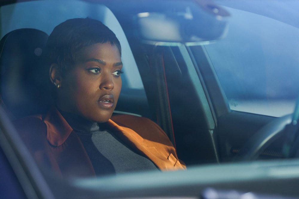Antoinette Crowe-Legacy portraying Detective Nia Wallace in NBC's Line of Fire. Matt Infante/NBC Antoinette Crowe-Legacy portraying Detective Nia Wallace in NBC's Line of Fire. Matt Infante/NBC