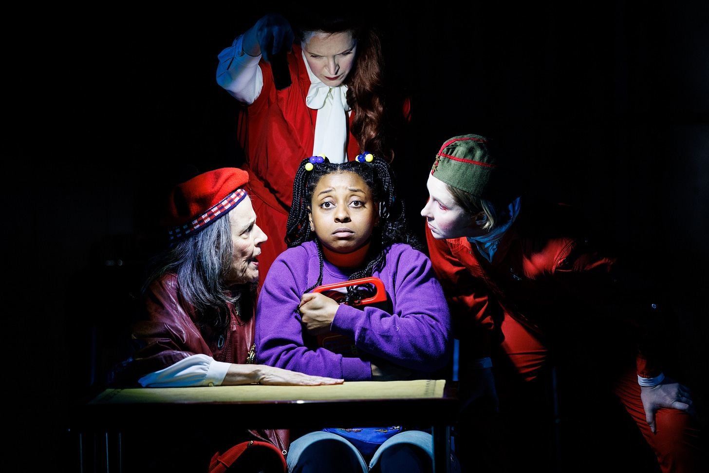 (l-r) Suzzy Roche, Grace McLean, Alana Rquel Bowers, Nina Ross in "Cold War Choir Practice." Photo by Maria Baranova.