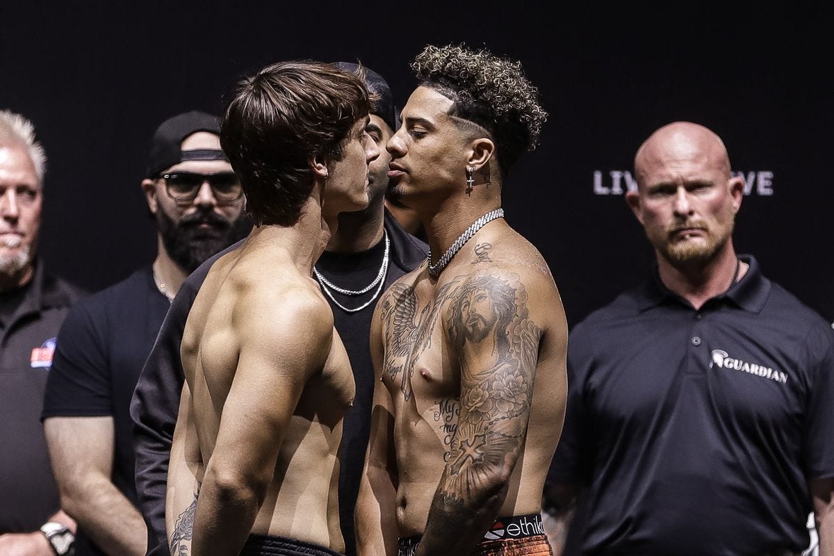 How much are Austin McBroom and Bryce Hall getting paid for their fight in  YouTubers vs. TikTokers - DraftKings Nation