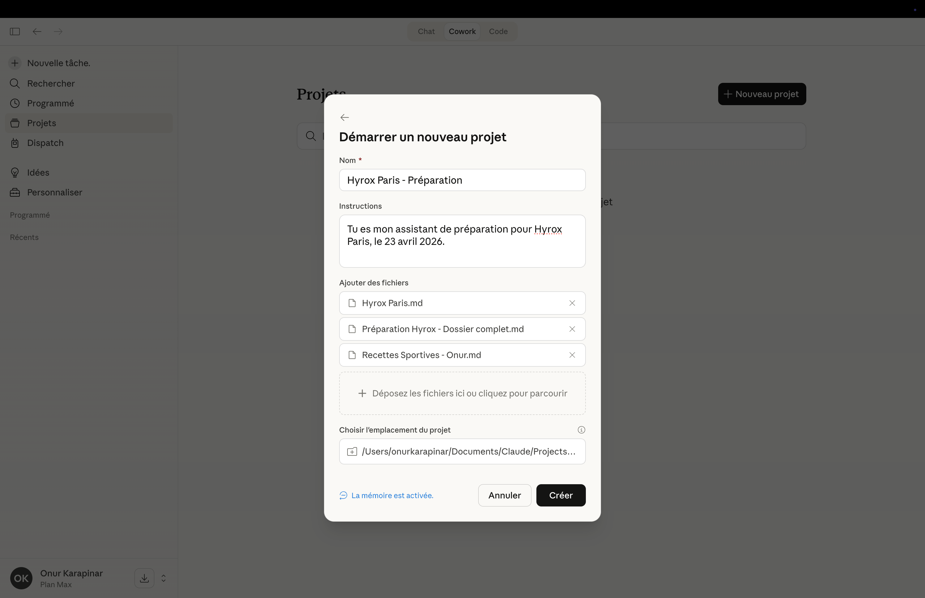 Claude Cowork + Project : Le guide complet pour le configurer en 15 min