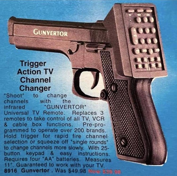The Gunvertor (~1994) : r/vintageads
