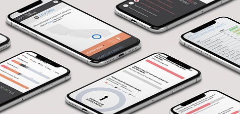 Images contating examples of data visualization and design
