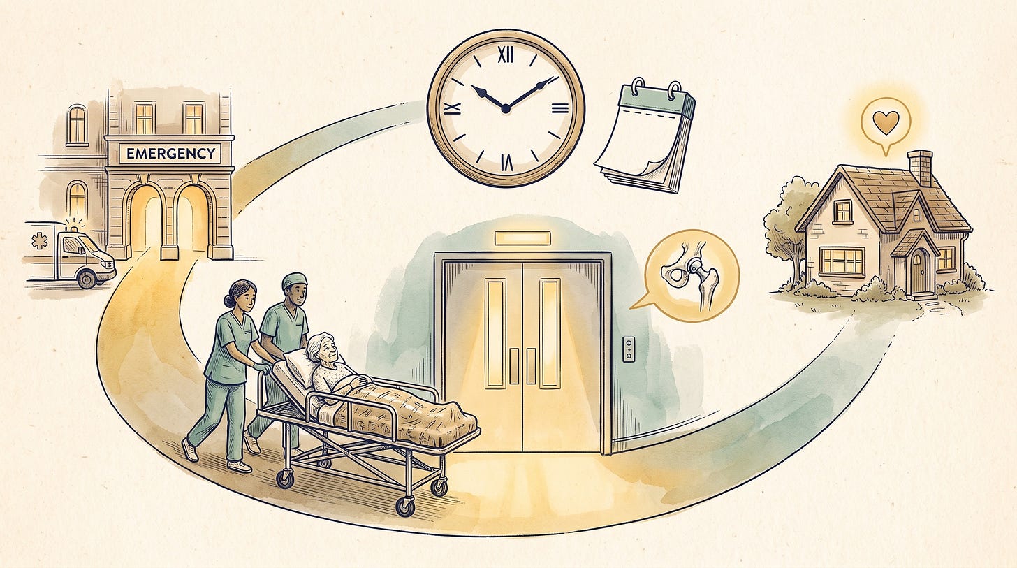 The fracture arc: ED to OR to home