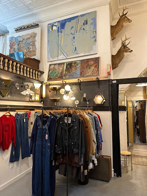 hiking kaaterskill falls shopping in Hudson New York fall foliage nature vintage thrift shop
