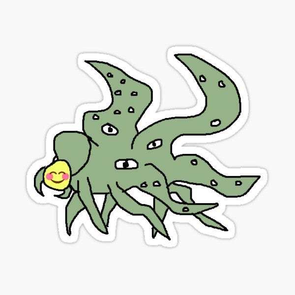 Shoggoth Stickers for Sale | Redbubble Shoggoth Stickers for Sale | Redbubble